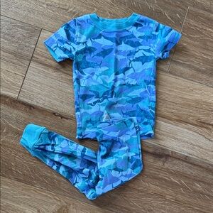 Wonder Nation Blue shark Kids Pajama Set